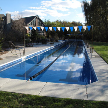 Worlds Longest Vinyl Liner Pool (165' Olympic Pool)