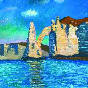 Cliffs at Etretat