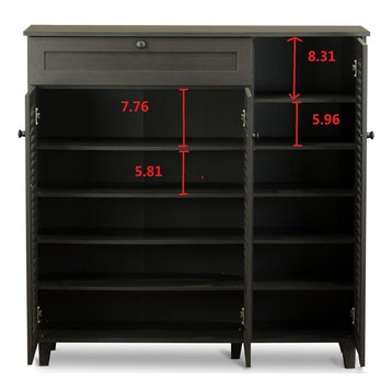 Pocillo Wood Shoe Storage Cabinet
