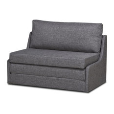 50 Most Por Contemporary Sofa Beds Sleeper Sofas For 2019 Houzz Contemporary Clear All Albany Convertible Loveseat Sleeper Dark Gray