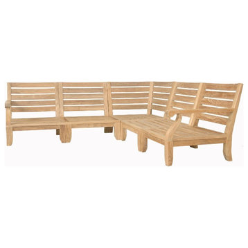 Riviera 5-Pieces Modular Set For Outdoor By Anderson Teak