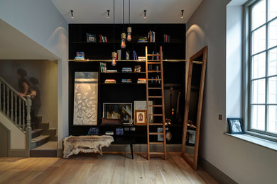 Inspiration for a contemporary living room remodel in London