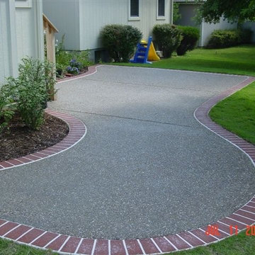 Stenciled Concrete