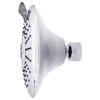 SH5601 5-Function Adjustable Spray Shower Head, Polished Chrome