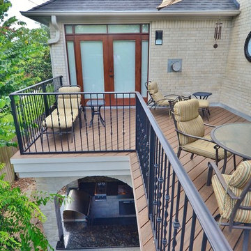 Bellaire Park Court Outdoor Kitchen Living Addition