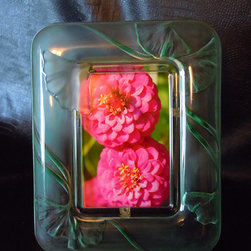 Sea Glass Effect Painted Solid Glass Photo Frame - Picture Frames