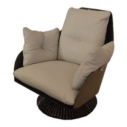168-01 Shimmer Swivel Chair - Armchairs And Accent Chairs