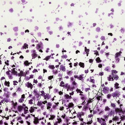 Purple Meadow - Paintings