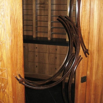 Metalwork: Artistic Sculptured Door Handle