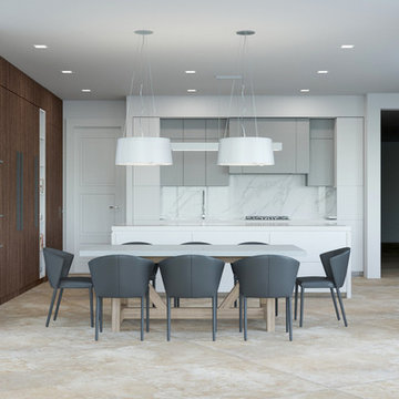 Kitchen/Dining room 3D visualization