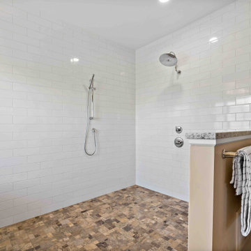Gainesville Primary Bathroom Receives Traditional Remodel & Shower Room
