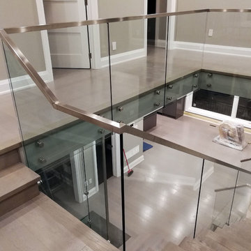 Ruggles Glass Railings with Stainless Steel Cap Rail