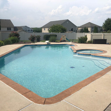 Pool Renovation including tile, coping, & finish in Northampton