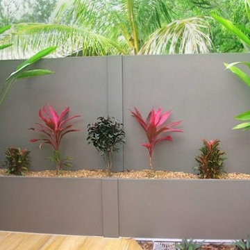 1800mm high with a forwarded mounted planter box.