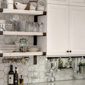 Kitchen new look with the same cabinets
