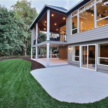 Outdoor Patio & 2 Story Covered Living Area - The Genesis - Family Super Ranch