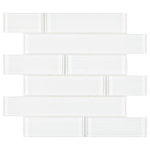 Pearl Drop Ineriors Design - Casale White Shining 11.75 x 11.75 - Polished White Glass Casale White Shining 11.75 X 11.75 Mosaic