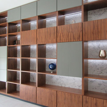 Walnut Wall Units