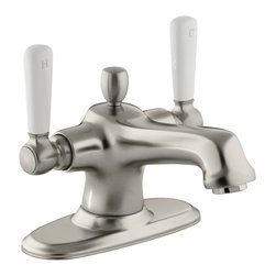 Kohler - Kohler 10579-4P-BN Bancroft Monoblock Single-Hole Bathroom Sink Faucet - Bathroom Sink Faucets