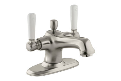 Kohler 10579-4P-BN Bancroft Monoblock Single-Hole Bathroom Sink Faucet
