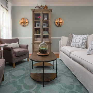 Formal Living with Kid's Work Area