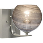 Besa Lighting - Besa Lighting 1WC-JILLYSM-SN Jilly - 1 Light Bath Vanity - Bulb Shape: T10  Dimable: Yes