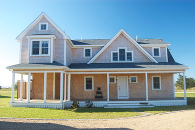 Example of a classic exterior home design in Boston