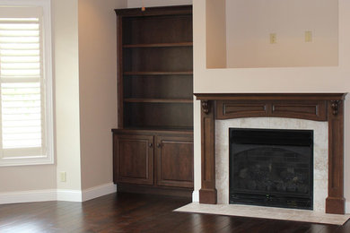Example of a classic living room design in Other