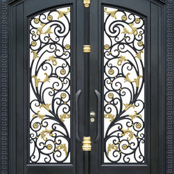 Neo-Classical Double Entry Doors - Front Doors