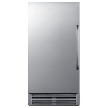 Summit BIM47OS 15"W 25 Lbs. Built-In Commercial Ice Maker - Stainless Steel