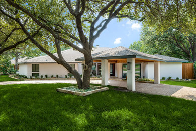 Trendy home design photo in Dallas
