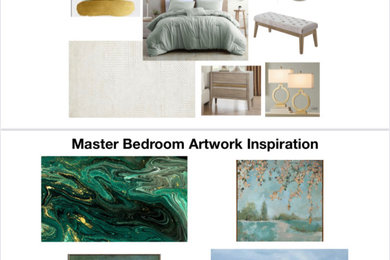Inspiration for a transitional bedroom remodel in Richmond
