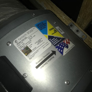 Runnin this bad boy external blower into a custom outdoor bbq grilll hood to act