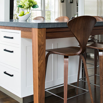 White and Walnut in Westchester