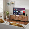 Linear Solid Wood 68" TV Stand for TVs up to 78", Natural