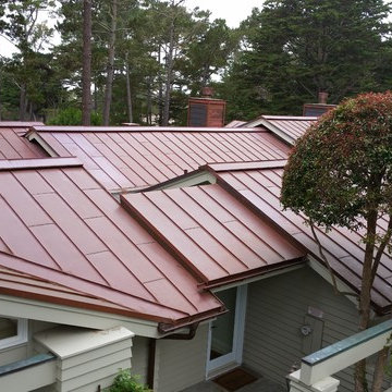 Pebble Beach - Standing Seam Copper Roof