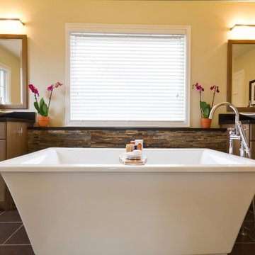 Bathroom, designed by Colette Sonby