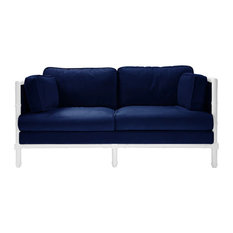 50 Most Por Asian Sofas Couches For 2018 Houzz Worlds Away World Ainsley Lacquer And Velvet Sofa Navy Sofas