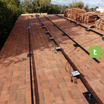 Roofing and Solar Panel System