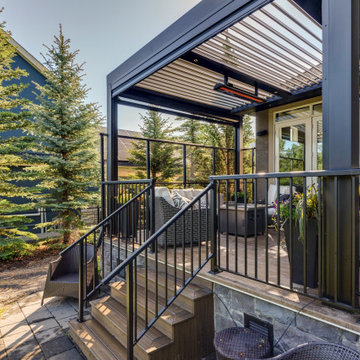 Adjustable StruXure Pergola With Phantom Screens With Heater and Pot Lights