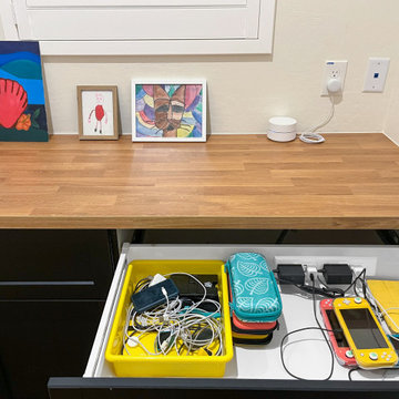 Powered Drop Zone with Ikea Drawer