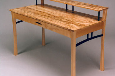 Fine Woodworking - Bone Desk in Spalted Maple