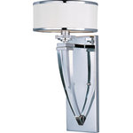 Maxim Lighting International - Metro 1-Light Wall Sconce - Create a welcoming space with the Metro Wall Sconce. This 1-light wall sconce is finished in a unique color with glass shades and shines to illuminate your living space. Hang this sconce with another (sold separately) to frame your mantel or a doorway.