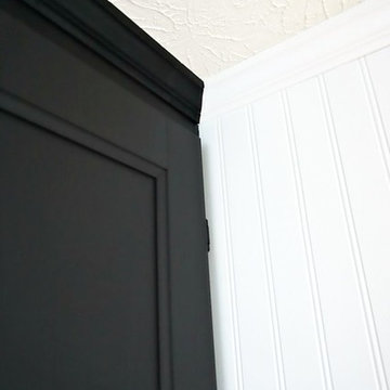 Trim Work: Modern Farmhouse Laundry Room Makeover