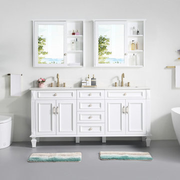 Bathroom Vanity with Mirror/Mirror Cabinet