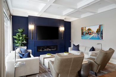 Example of a living room design in Toronto