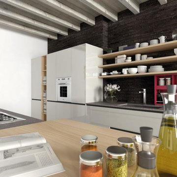 Stylish Brick Kitchen Collection By Darash