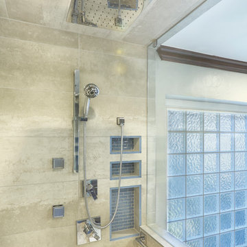 A Dated Master Bathroom Gets a New Look & The Ultimate Shower