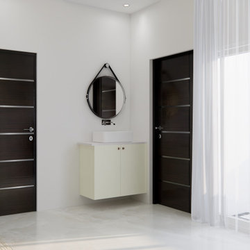 Entryway Powder Room Vanity