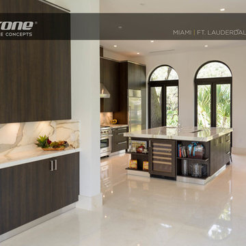 Calacatta Gold Borghini Kitchen Installation
